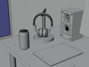 Modern Computer Setup 3D Model