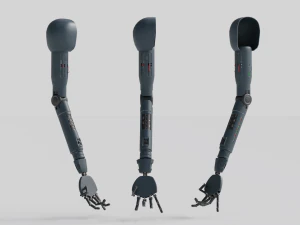 Nikdox의 로봇 팔 3D 모델