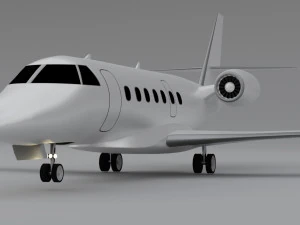 Jato executivo da Nikwax Modelo 3D