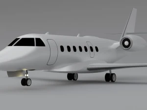 Jato executivo da Nikwax Modelo 3D