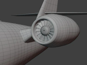 Jato executivo da Nikwax Modelo 3D