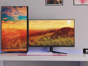 Scrivania per computer minimalista di Nikdox Modello 3D