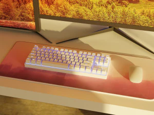 Minimatistic Computer Desk by Nikdox 3D Model