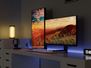 Minimatistic Computer Desk by Nikdox 3D Модель