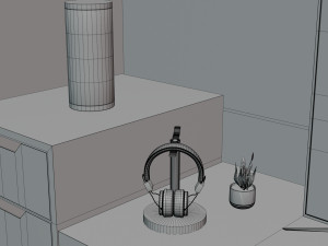 Minimatistic Computer Desk by Nikdox 3D Модель