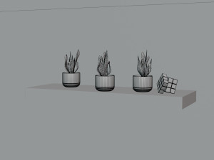 Minimatistic Computer Desk by Nikdox 3D Модель