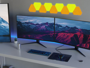 Minimatistic Gaming Desk by Nikdox 3D Model
