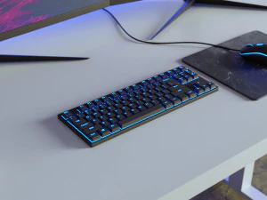 Minimatistic Gaming Desk by Nikdox 3D Model