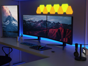 Minimatistic Gaming Desk by Nikdox 3D Model