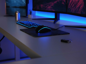 Minimatistic Gaming Desk by Nikdox 3D Model