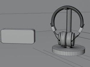Minimatistic Gaming Desk by Nikdox 3D Model