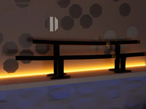 Gaming Desk in Japanesse Style by Nikdox 3D Model