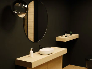 Modern Bathroom Interior by Nikdox 3D Model