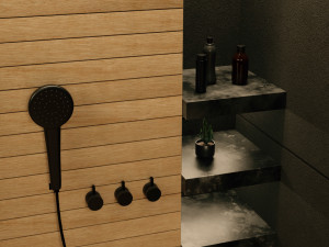 Modern Bathroom Interior by Nikdox Modelo 3D