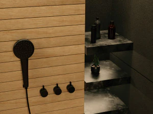 Modern Bathroom Interior by Nikdox 3D Model
