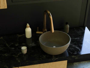 Minimalistic Bathroom Interior by Nikdox 3D Model