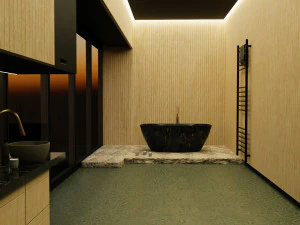 Minimalistic Bathroom Interior by Nikdox 3D Model