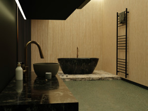 Minimalistic Bathroom Interior by Nikdox 3D मॉडल