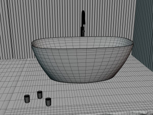 Minimalistic Bathroom Interior by Nikdox 3D मॉडल