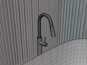 Minimalistic Bathroom Interior by Nikdox 3D Model