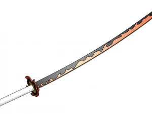 Alev Katanası 3D Model