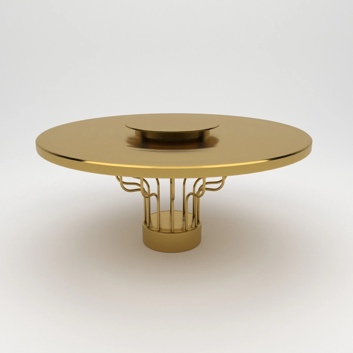 Dining table 3D Model .c4d .max .obj .3ds .fbx .stl .blend 