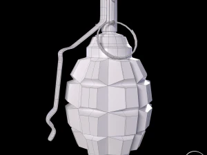Grenade F-1 3D Model