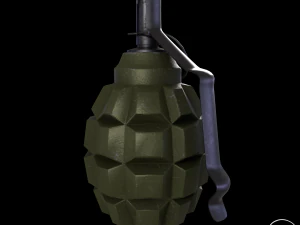 Grenade F-1 3D Model