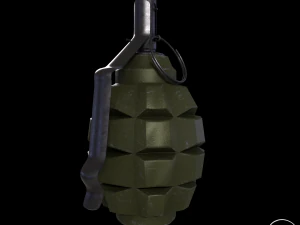 Grenade F-1 3D Model