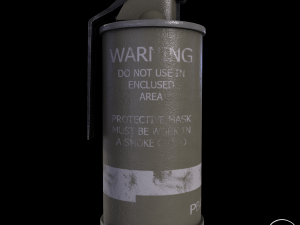 M18 Smoke grenade 3D Модель