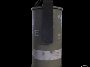 Granata fumogena M18 Modello 3D