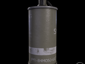 M18 Smoke grenade 3D Модель