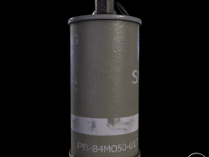 Granata fumogena M18 Modello 3D