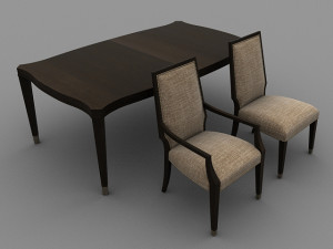 Dining Set Modelo 3D