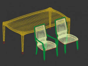 Dining Set 3D Model