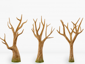 Stylized trees Modelo 3D