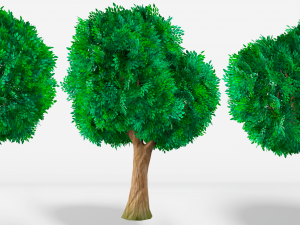Stylized trees Modelo 3D