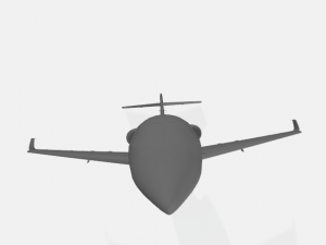 Bombardier crj 200 Modelo de impresión 3D