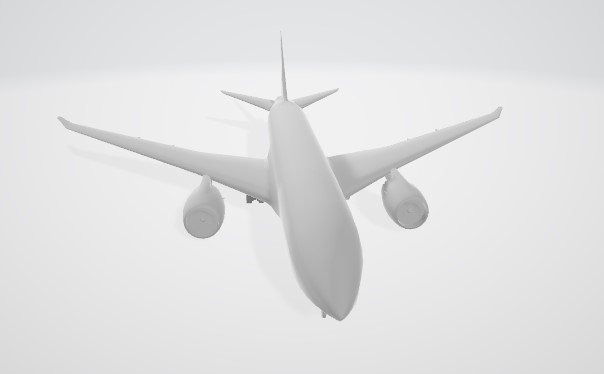 Plane boeing 787 3D Druckmodell .c4d .max .obj .3ds .fbx .stl .blend