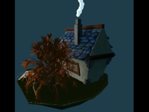 Flying Island Modelo 3D