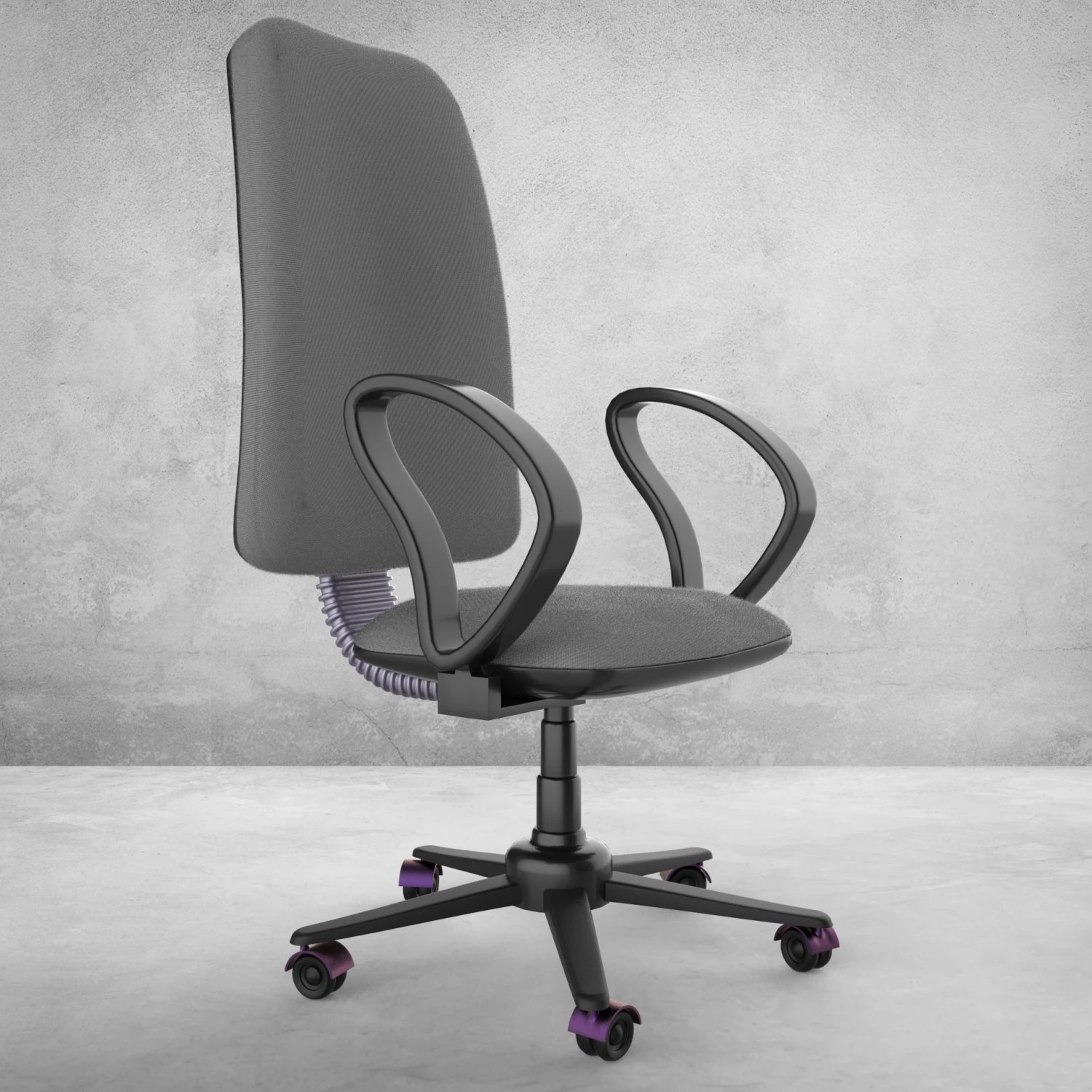 Office chair 3D Model .c4d .max .obj .3ds .fbx .stl .blend 