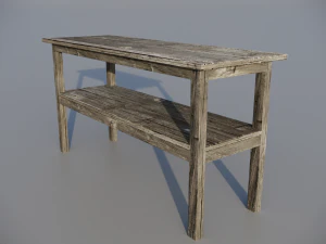 Tavolo vecchio Modello 3D