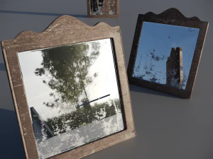 Espelho Antigo Modelo 3D