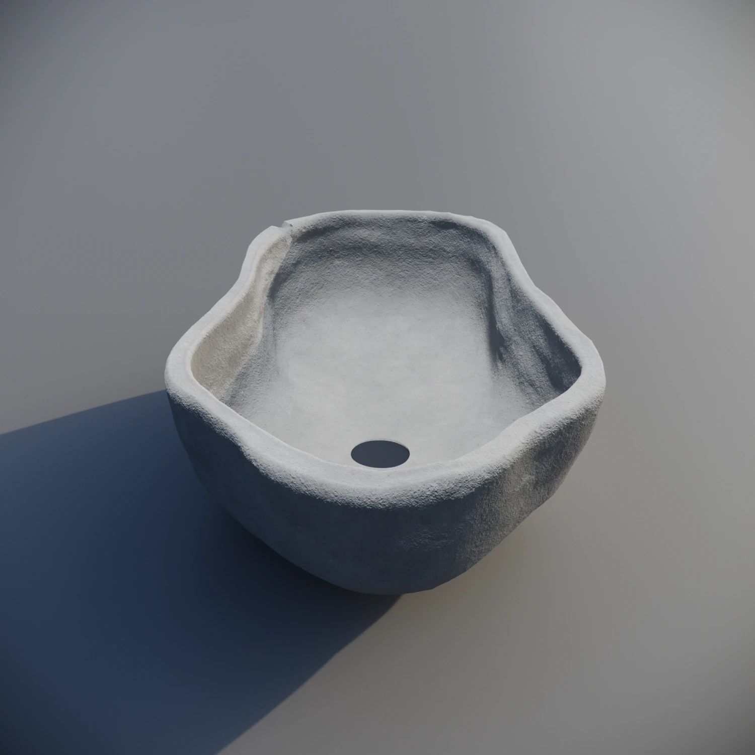 Sink Damaged 3D Model .c4d .max .obj .3ds .fbx .stl .blend