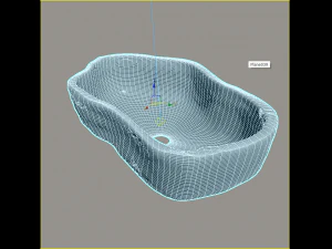 Sink Damaged 3D Model
