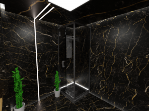 Dark bathroom Modelo 3D