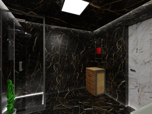 Dark bathroom Modelo 3D