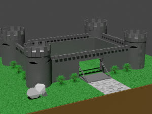 Castle 3D Model