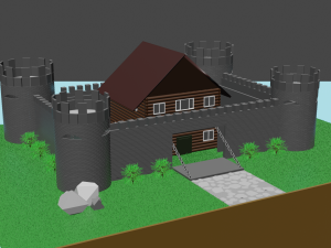 Castle 3D Model