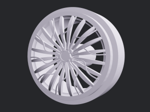 Llantas scalextric 3D 打印模型